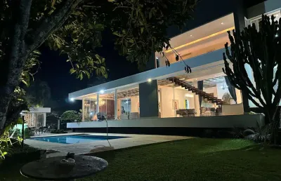 Casa de encantar: luxo, conforto e vista deslumbrante - casa com 4 quartos à venda no novo horizonte