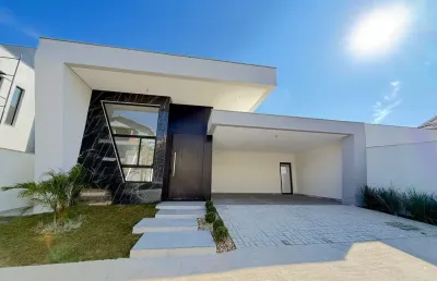 Design moderno, segurança total e lazer completo em uma casa novinha no condomínio são lucas! casa à venda com 3 quartos e 4 vagas de garagem.