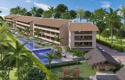 Flat com 2 quartos à venda na Carneiros Atlântico, Estrada Praia Dos Carneiros, Praia Dos Carneiros, Tamandaré