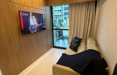 Flat com 1 quarto à venda na Makia Beach Experience, Praia de Muro Alto, Ipojuca