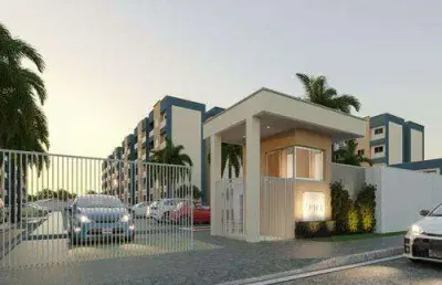 Flat com 2 quartos à venda na Rua Irma Amália, 100, Messejana, Fortaleza