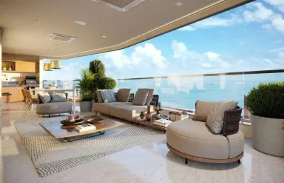 Loft com 4 quartos à venda na rua silva jatahy, 1180, meireles, fortaleza, 355 m2 por r$ 6.129.666