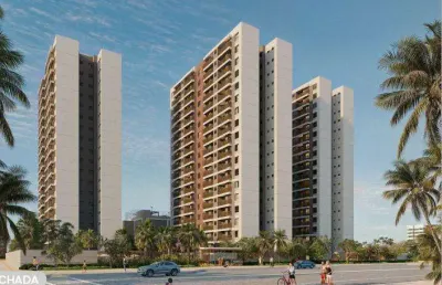 Apartamento com 3 quartos à venda na avenida clóvis arrais maia, 6450, praia do futuro ii, fortaleza, 65 m2 por r$ 550.000
