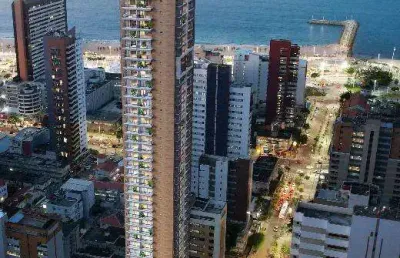 Apartamento com 1 quarto à venda na Av. Des. Moreira, Meireles, Fortaleza