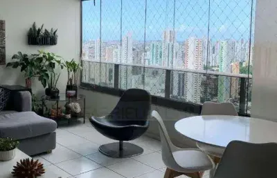Apartamento com 3 quartos à venda na rua irmã lúcia, 40, casa amarela, recife, 140 m2 por r$ 1.400.000