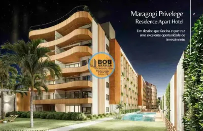 Flat com 1 quarto à venda na Av Beira Mar, Peroba, Maragogi