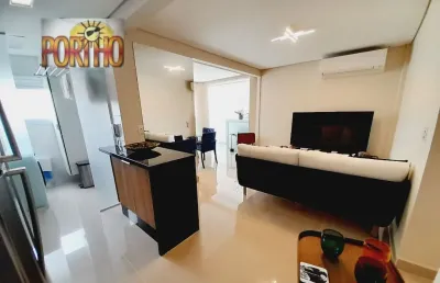 Apartamento finamente decorado em pitangueiras - 2dormitórios