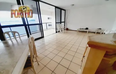 Apartamento astúrias / guarujá - vista exuberante ao mar - 3 suítes