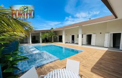 Linda casa à venda no jardim acapulco sendo 6 suítes - guarujá