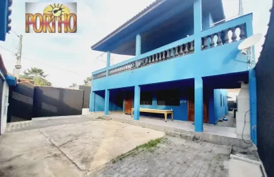 Casa sobrado com quintal no jardim guaiuba!!! 300 metros da praia