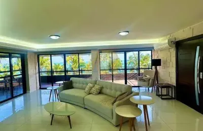 Apartamento 4 suítes, 270m², 2ª quadra da praia de ponta verde