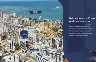 Apartamento com 2 quartos à venda na Rua João Gualberto Pereira do Carmo, Ponta Verde, Maceió