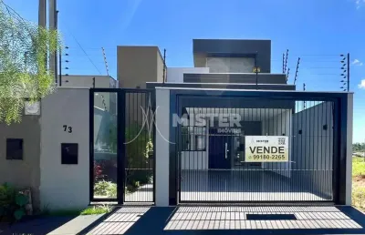 Casa com 02 suítes e mais 01 quarto no jardim campo belo em maringá.