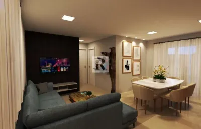 Apartamento com 2 quartos à venda na rua guilherme ceolin, 454, vargem grande, pinhais por r$ 298.000