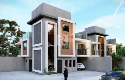 Casa com 3 quartos à venda na rua arcésio correia lima, 515, atuba, curitiba por r$ 945.000