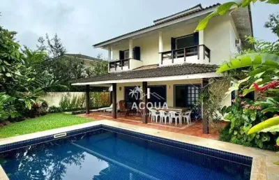 Casa com 5 dormitórios para alugar, 247 m² por r$ 3.500,00/dia - engenho - são sebastião/sp