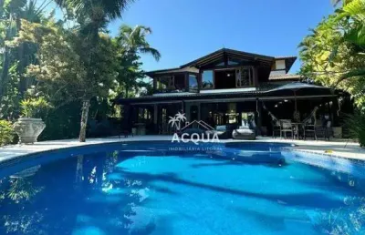 Casa em condomínio fechado com 5 quartos para alugar na Rua Jacareí, Baleia, São Sebastião