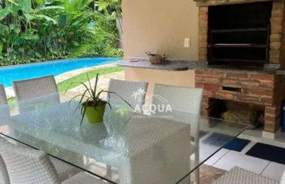 Casa com 6 dormitórios para alugar, 250 m² por r$ 8.000,00/dia - baleia - são sebastião/sp