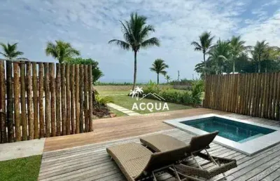 Casa com 6 dormitórios para alugar, 380 m² por r$ 45.400,00/mês - b una - são sebastião/sp