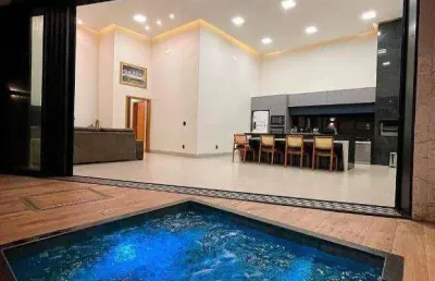Casa com 3 dormitórios à venda, 200 m² por r$ 1.430.000,00 - condomínio terras alpha anápolis - anápolis/go