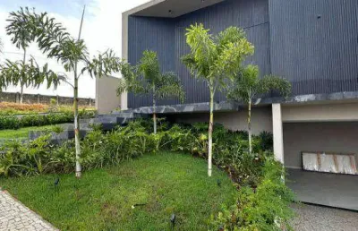 Casa luxuosa com 3suites + 1, acabamento diferenciado, à venda, 305 m² por r$ 3.000.000 - residencial anaville - anápolis/go