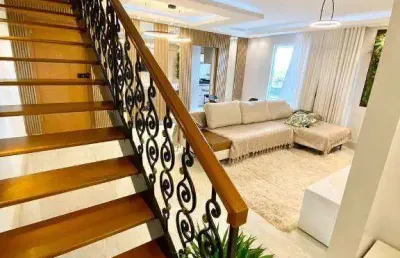 Cobertura duplex com 3 dormitórios, 2 suítes à venda, 312 m² por r$ 2.200.000 - jundiaí - anápolis/go