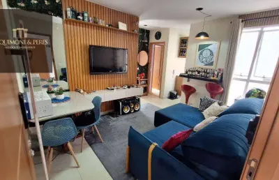 Apartamento porteira fechada com 2 qts, 1 é suíte à venda, 49 m² por r$ 280.000 - residencial bela vista - anápolis/go