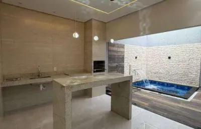 Linda casa com 3 dormitórios à venda, 140 m² por r$ 610.000 - jardim itália - anápolis/go