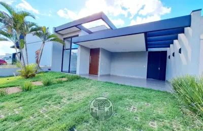 Linda casa em condomínio à venda em ribeirão preto-sp, no bairro vivendas da mata - 3 quartos, 1 suíte, 3 salas, 3 banheiros, 4 vagas de garagem - 150m² de área.
