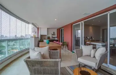 Aconchegante apartamento tipo para venda em vila sofia com 3 quartos, sendo 3 suítes, 204m²