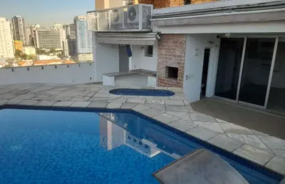 Excelente cobertura para venda em campo belo com 5 quartos, sendo 3 suítes, 318m²