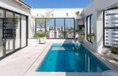 Versátil cobertura para venda em campo belo com 4 quartos, sendo 4 suítes, 390m²