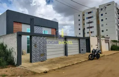 Casa averbada, nova de 3 quartos sendo 1 suíte co closet  com corredor lateral no bairro candeias e