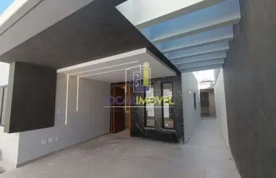 Casa nova solta de 3 suítes, 1 suíte com closet + dependência completa + área gourmet com churrasqu