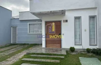 Casa de 3 quartos sendo 1 suíte com banheira de hidromassagem em condomínio fechado à venda, boa vi