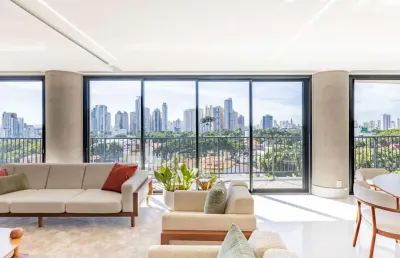 Apartamento mobiliado e decorado a venda no setor marista - opus acqua