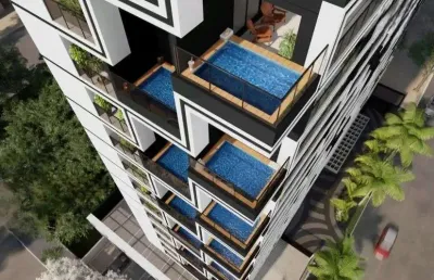 Opus gyro rooftop de 129m² com 3 suítes e piscina privativa no setor marista