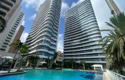 Bossa nova, 5 quartos, apartamento vista mar no meireles