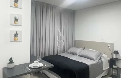 Kitnet / stúdio à venda na rua amazonas, água verde, curitiba, 18 m2 por r$ 290.000