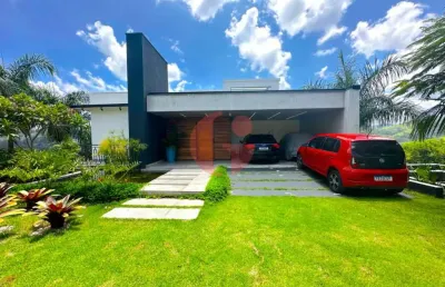 Casa em condomínio para venda ou locação com 4 quartos e 2 vagas de garagem -520m² | recanto santa barbara - jambeiro