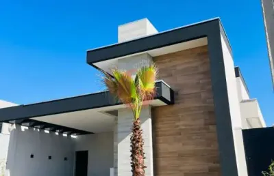Casa térrea em condomínio para venda com 3 suítes e 3 vagas de garagem com 187m² - caçapava