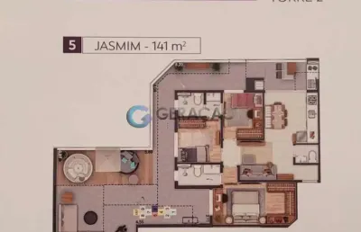 Apartamento com 3 quartos à venda na Avenida Cidade Jardim, Bloco 2, 414, Jardim Satélite, São José dos Campos