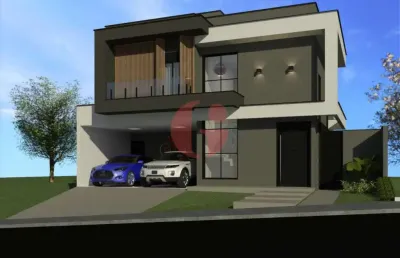 Sobrado para venda com 3 quartos e 4 vagas de garagem - 160m² no condomínio terras do vale | caçapava