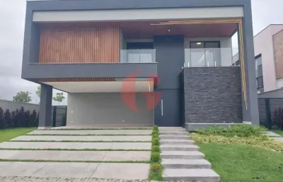 Casa em condomínio para venda com 05 suítes e piscina no alphabville ii