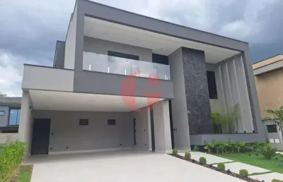 Casa/ sobrado em condomínio para venda com 4 suítes e 4 vagas de garagem com 400m² - jardim do golfe ii