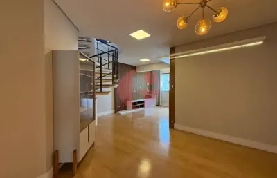 Apartamento cobertura para venda com 3 dormitórios 3 vagas paralelas - 182m² no bairro jardim aquarius