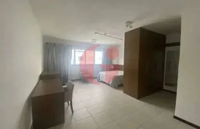Apartamento flat mobiliado para locação com 1 quarto e com 1 vaga de garagem - 54m² no bairro jardim aquarius
