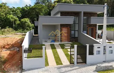 Casa com 3 quartos à venda no testo central, pomerode , 91 m2 por r$ 520.000