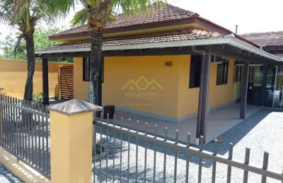 Casa com 4 quartos à venda na praia do ervino, são francisco do sul , 130 m2 por r$ 480.000