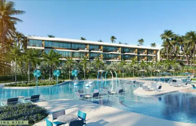 Excelente apartamento em condomínio na praia dos carneiros - pe